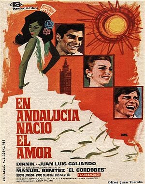 Cartel En Andalucía nació el amor